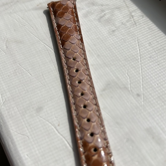 New Michele python leather strap 16mm - Picture 3 of 3